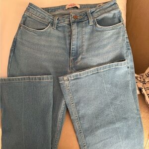 Wrangler Women's Sky Blue Straight Leg Jeans